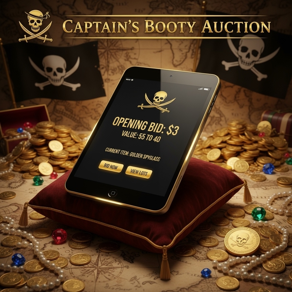 Captain's auction $3 starts.